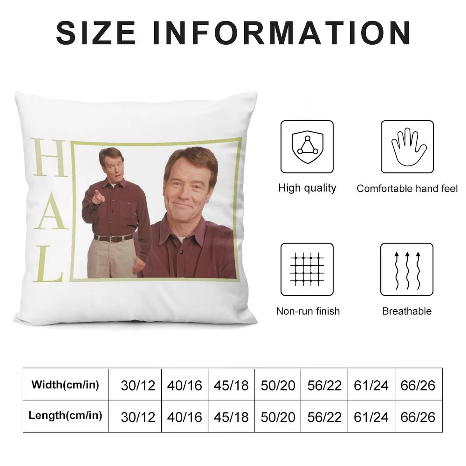 Juste de coussin Hal-Malcolm au milieu, pour canapé