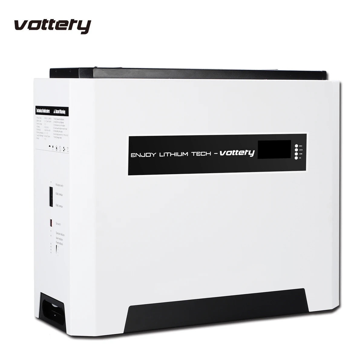 Vottery Solar Power Wall Lithium Lifepo4 for Home Battery 48V 100Ah 200Ah 400Ah 5Kwh 10Kwh 20Kwh Solar Energy Systems