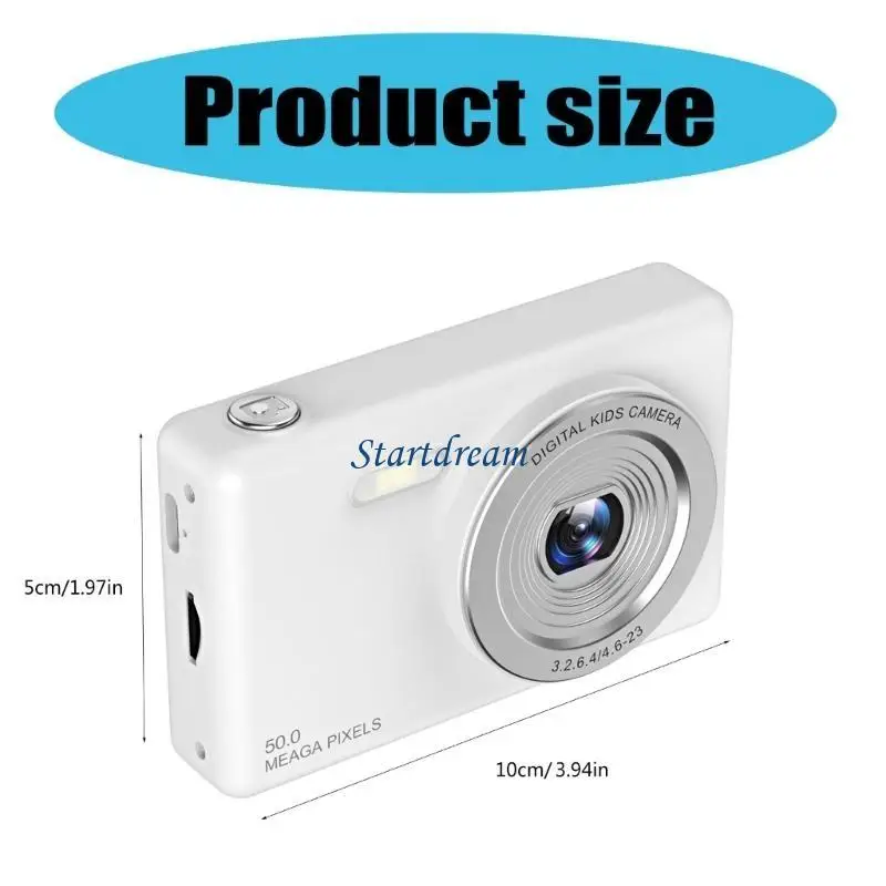 Digital Camera Portable Camera for Teens 8X Zoom Anti Shake Point Camera K92C