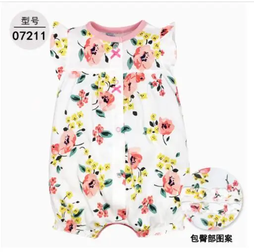 Clothing Baby boys romper newborn baby clothes romper baby jumpsuit cartoon animal toddler baby pajamas summer 6-24M