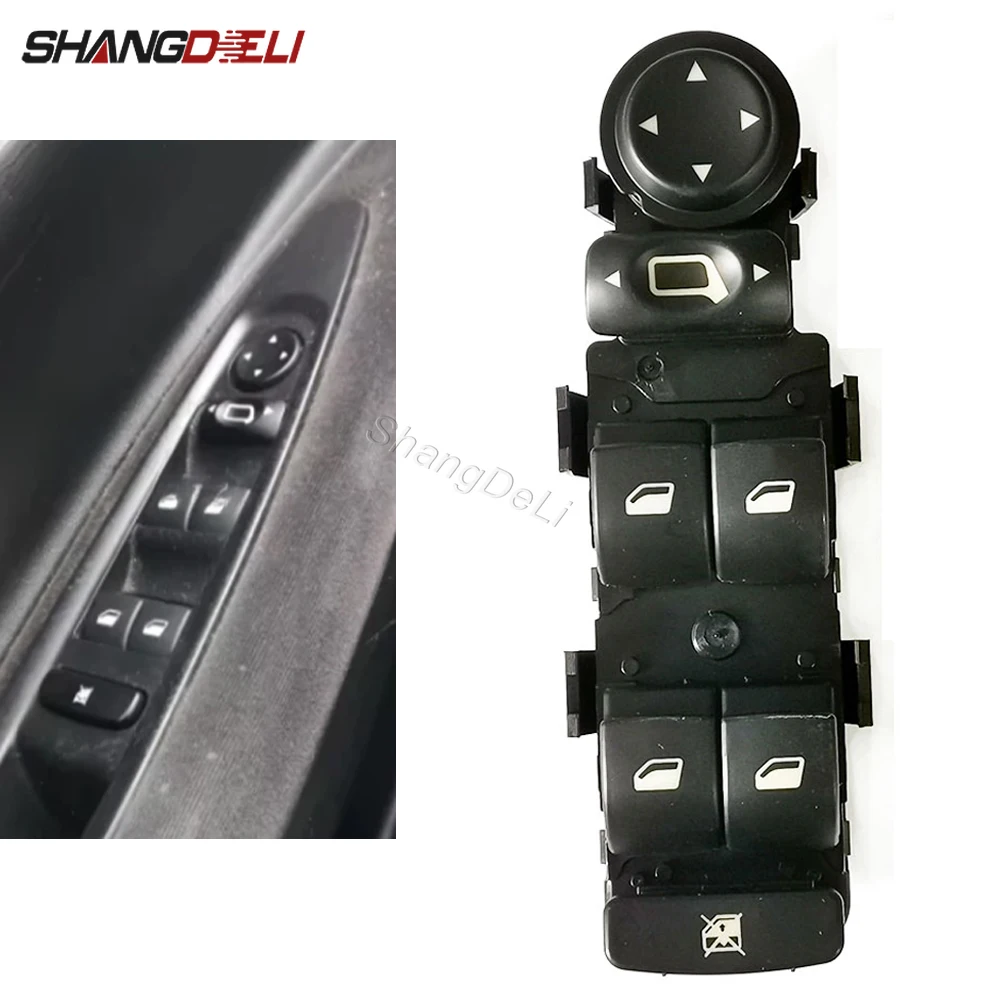 

Автомобильный левый руль с левым рулем, подходит для Citroen C4 2004-2019, кнопка управления стеклоподъемником 6554.HA, автомобильные аксессуары