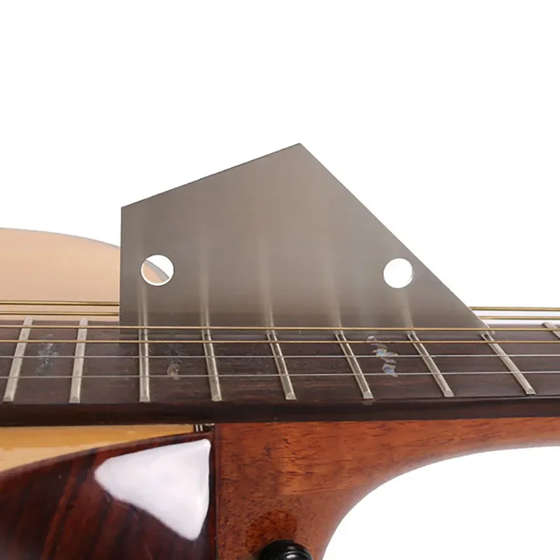 1 Piece Fret Leveling Tool Guitar Bass Neck Fingerboard Ruler Stainless Steel Luthier Rocker Tool