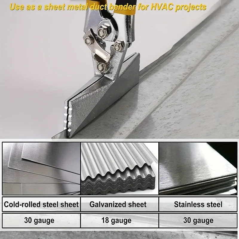 1PC multifunzionale larghezza testa 150MM pinza piegatubi strumento per orlatura
