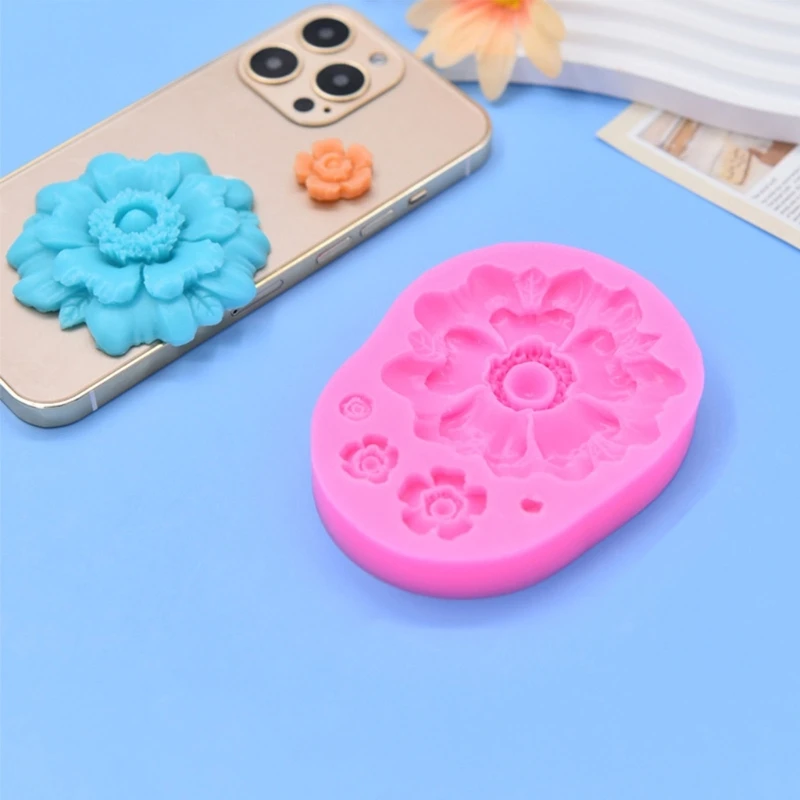 Silicone Chocolate Moulds, Fondant Molds, Flower, Butterfly Shaped, Silicone Material, Baking, DIY Cake Decorating Tool