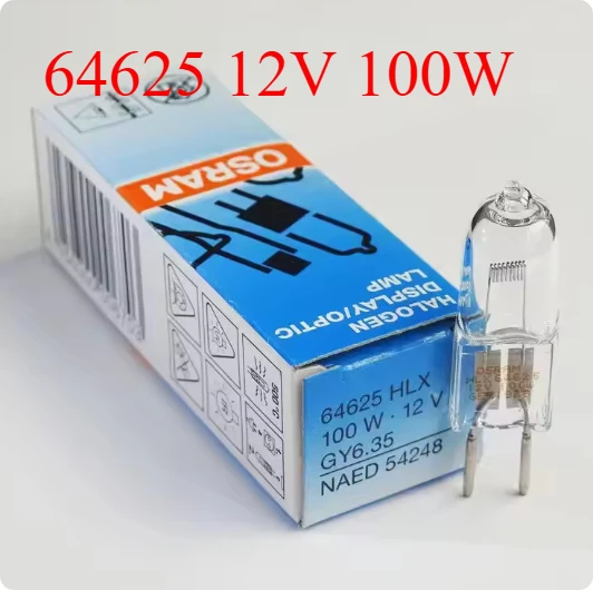 

NEW OSRAM 64625 HLX 12V100W GY6.35 FCR Halogen Lamp,Microscope Collimator Light,Projector Bulb,DR Industrial Lights,NAED 54248