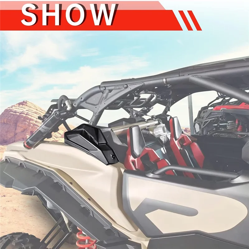 Practical Rear Cage Trim Cover For Can Am Maverick X3 / X3 Max 2017-2024 C Pillar Protection Shield Guard 705010335 705010336 view 3