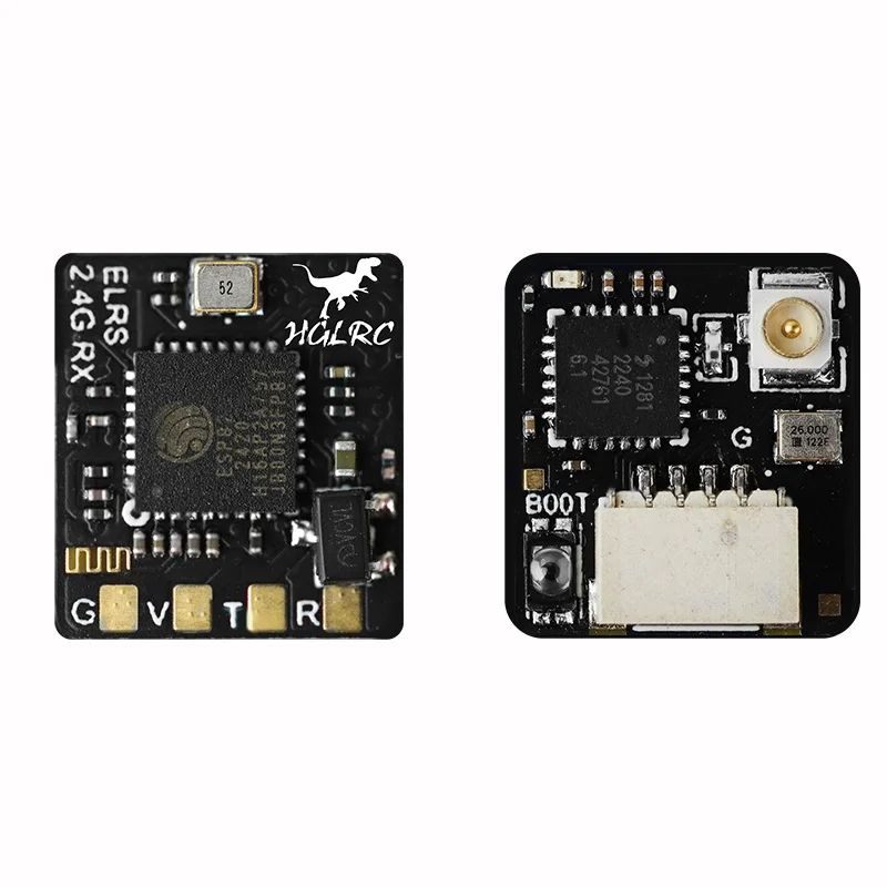 HGLRC 2.4G ELRS استقبال 500MHZ معدل التحديث ELRS 3.0 لطائرة RC FPV طويلة المدى بدون طيار لتقوم بها بنفسك أجزاء