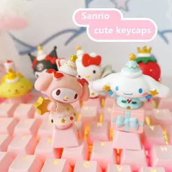 New Gaming Accessories Mechanical Keyboard Keycap Personality Design Cartoon Axis Anim Keycap for Cute Hello Kitty Cinnamon Dog