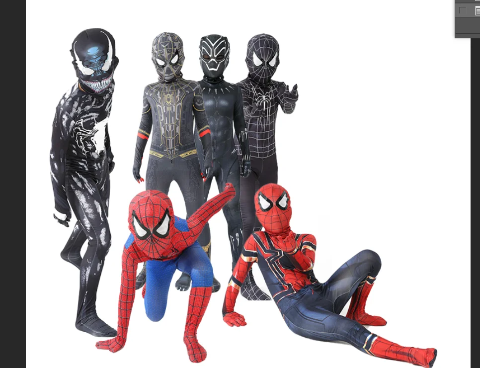 New Miles Morales Far From Home Cosplay Costume Zentai Spiderman Costume Superhero Bodysuit Spandex Suit for Kids Custom Made