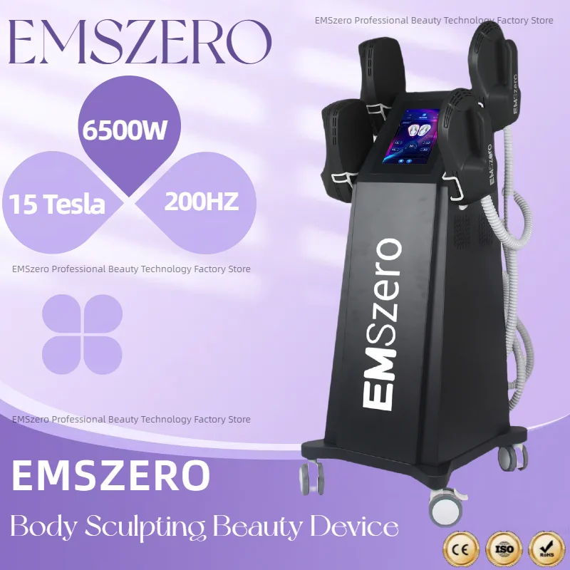 

Профессиональный аппарат EMSzero RF 6500 Вт 15 Тесла для коррекции фигуры и стимуляции мышц EMS Carving Hi-EMT, EMSZERO NEO с 5 насадками