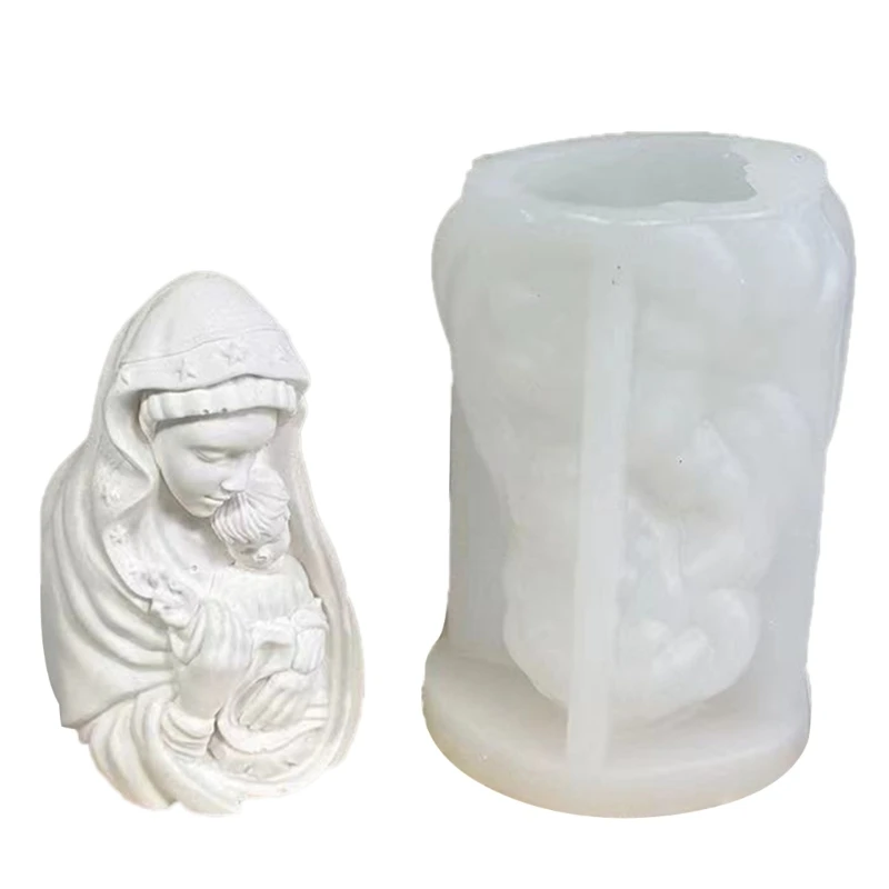 

Mother and Baby Figurine Molds for Making DIY Craft Christmas Gift