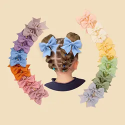 24pcs Bow Tail All Inclusive Hair Clips Cute Fashionable Hair Clips Headwear Hair Accessories Hair Clips for Girls