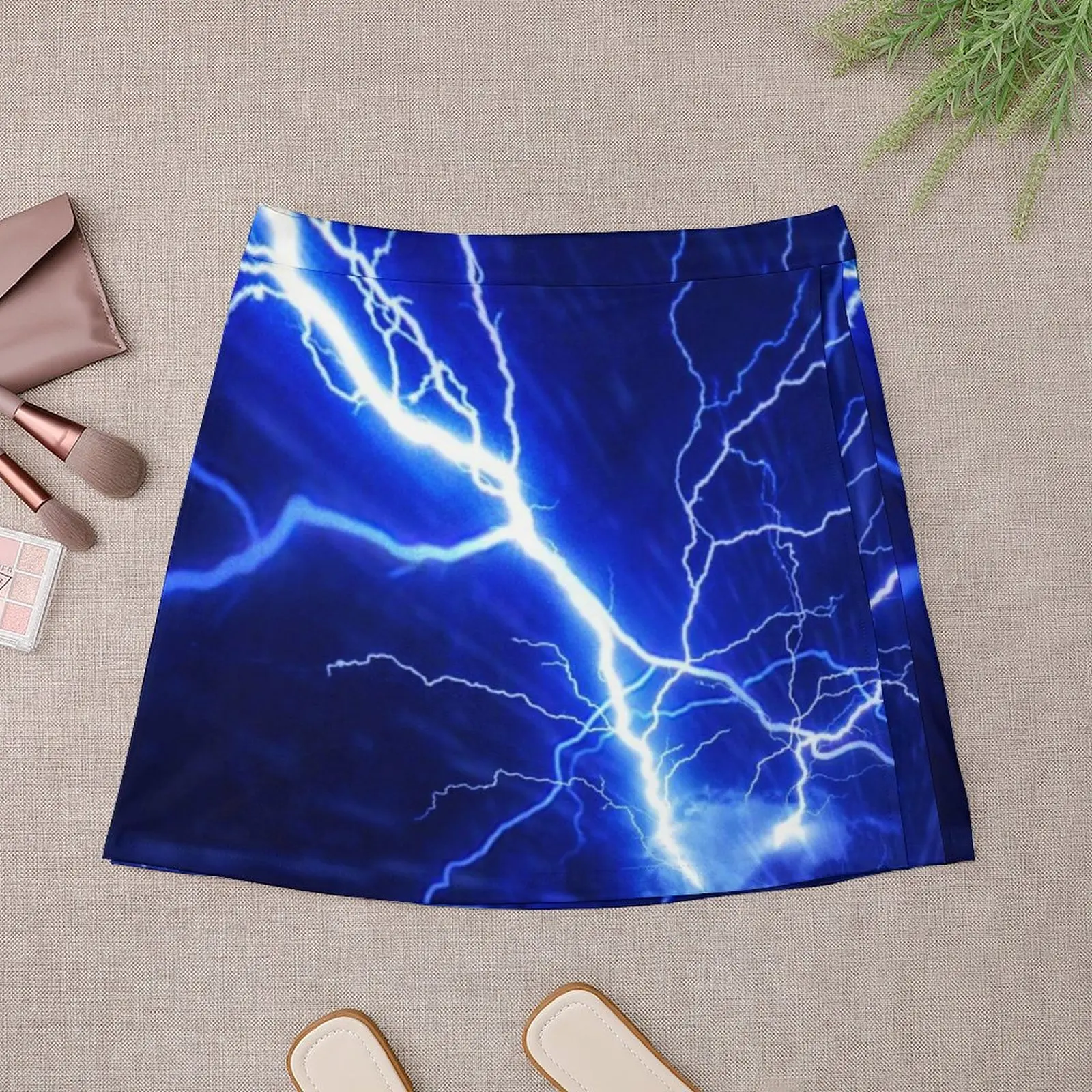 Blue lightning Mini Skirt luxury clothes women women's clothing trend 2023