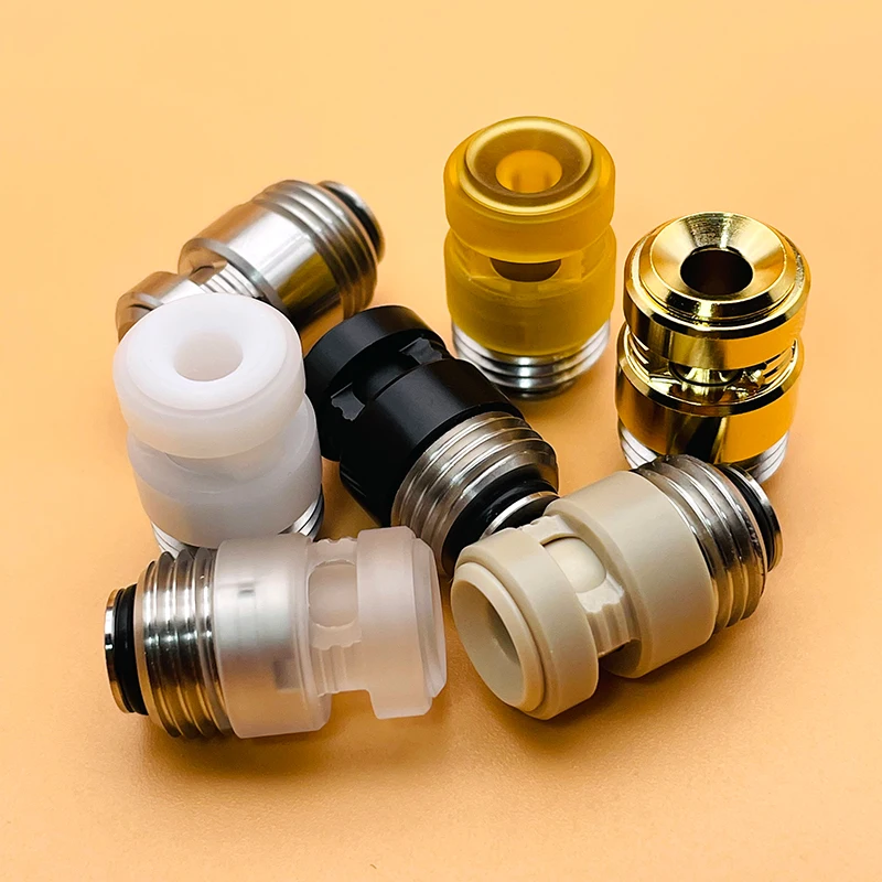 DSX PRC クォンタムシフタースタイル ドリップチップ SXK BB / ビレットボックスモッドキット用 マウスピース 316SS POM PC PEEK PEI 電子タバコアクセサリー