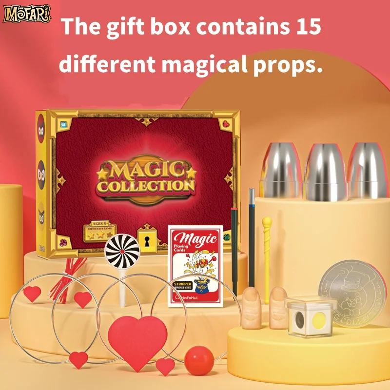 

Magic Trick Puzzle Simple Magic Prop Beginners Magic Kit For Kids Funny Magician Tricks Professional Performance Show