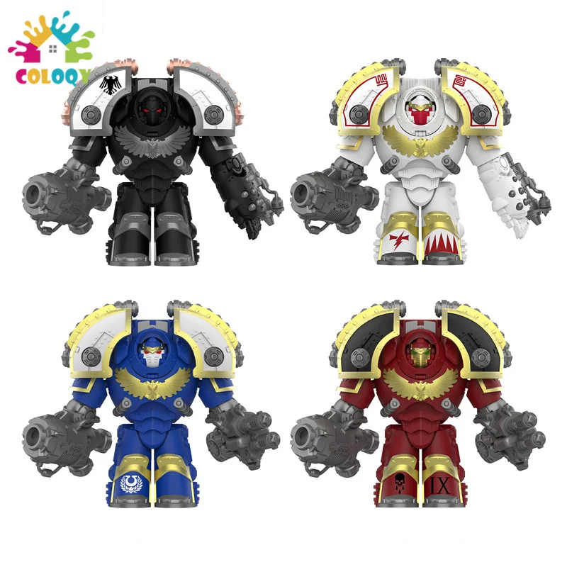 

Kids Toys Game Anime Mech Steel Warrior Building Blocks Armor Soldiers Mini Action Figures Toys For Kids Birthday Gifts