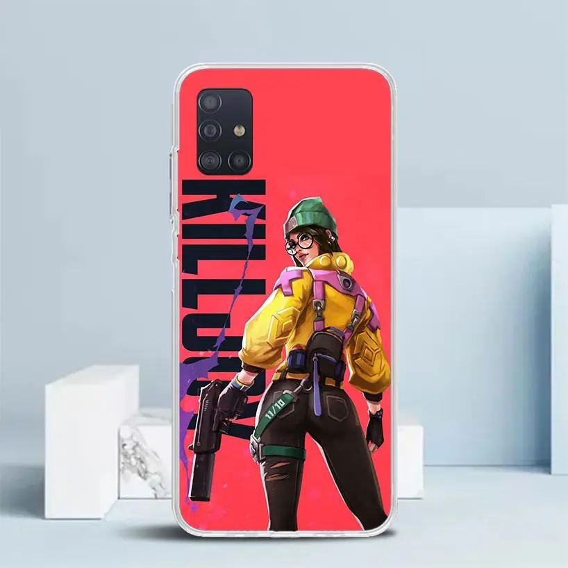 Valorant Killjoy Phone Case For Samsung Galaxy A51 A50S A41 A40 A31 A30S A21S A20S A20E A11 A10S A71 A70 A6 A7 A8 A9 Plus