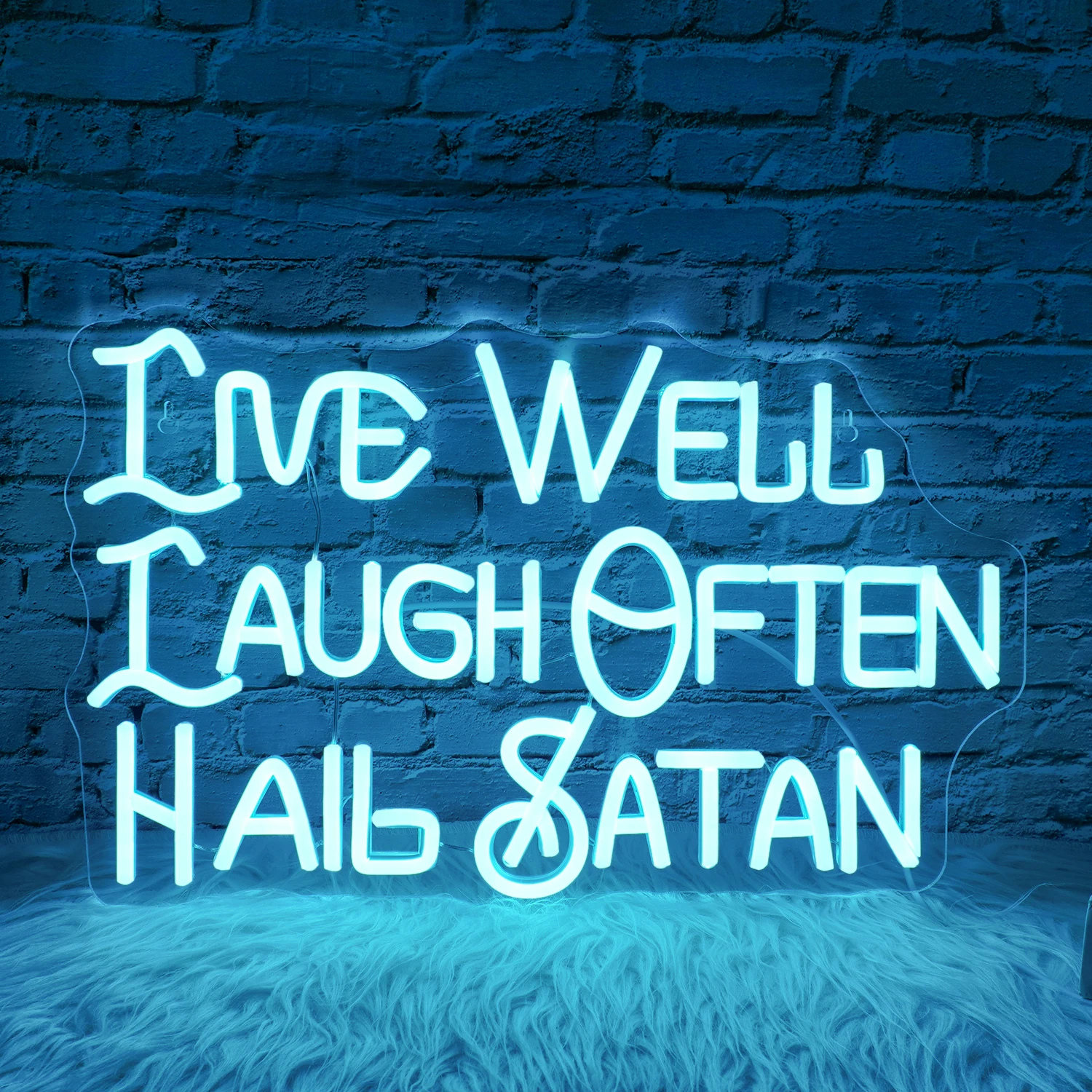 Live Well Laugh Often Neon Sign For Wall Decor Dimmable Art Letter Neon Led Lights Room Decoration For Home Bars Party Bedroom