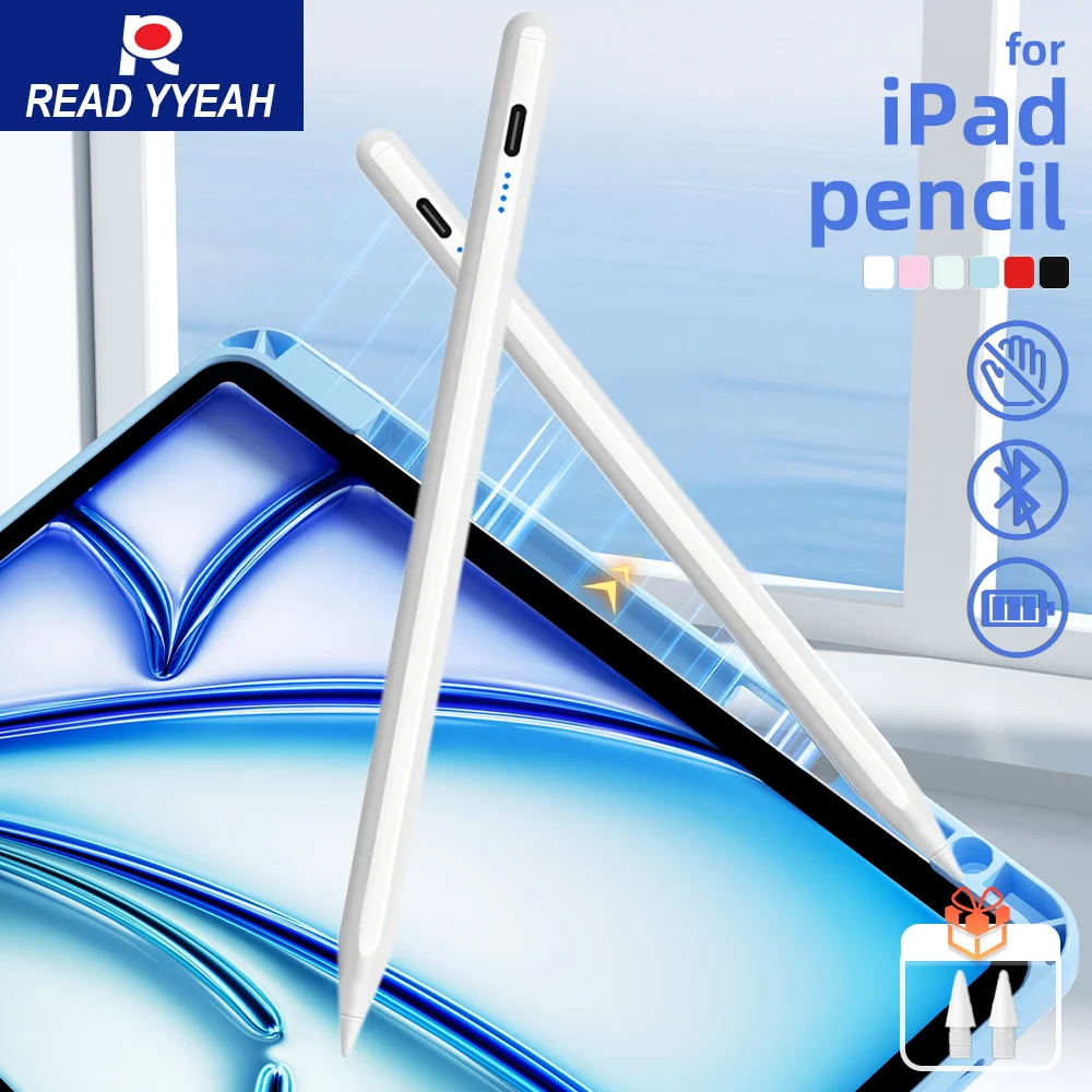 

READYYEAH Stylus Pen For IPad With Palm Rejection Magnetic Adsorption For IPad Pencil Accessories 2018~2022 Pro Air Mini Stylus