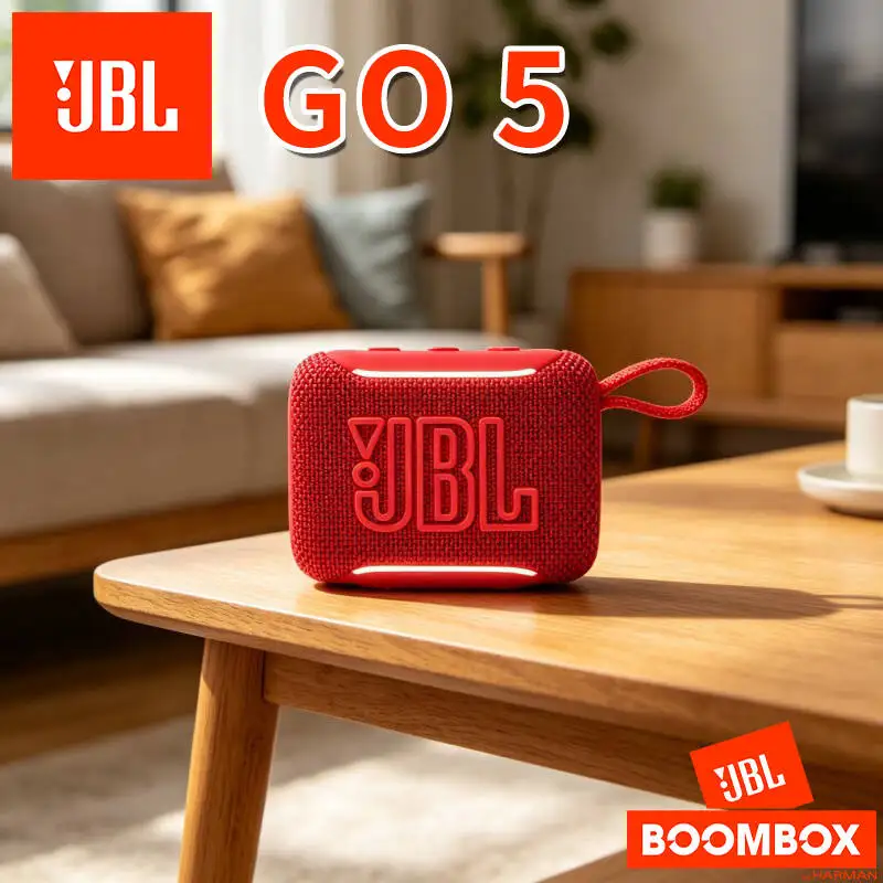 

Authentic Genuine JBL Music Brick5 GO5 Mini Wireless Speaker Built In Large Battery IP68 Dustproof Outdoor Stereo Audio Speaker