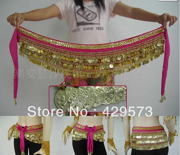 pretty  belly dance hip scarves