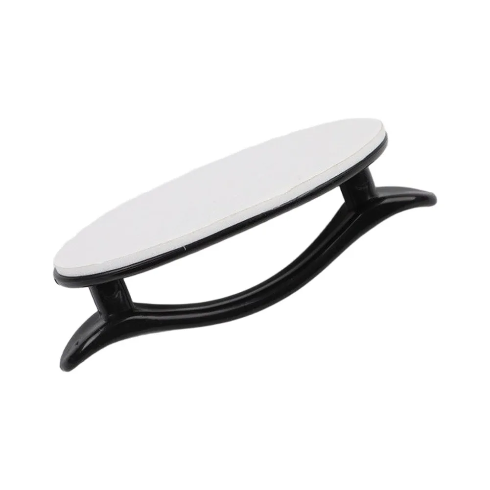Door Handle No Drill Multi-Purpose for Cabinets Wardrobes Drawers Fridge Easy Install ABS Plastic White Black 82mm