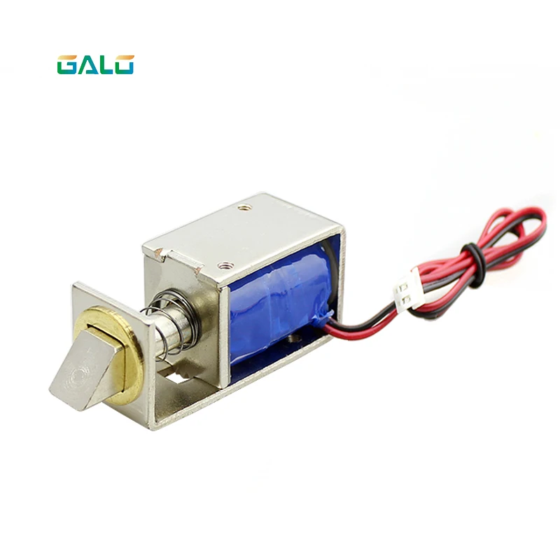 24V DC Mini Small Solenoid Lock Electromagnetic Electric Control Cabinet Drawer Lock Intelligent Auto Lock Home Improvement