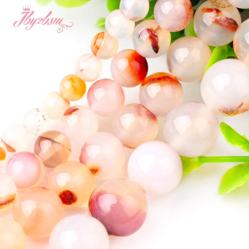 

Natural Carnelian Agate Round Smooth Stone Beads For Jewelry Making Necklace Strand 15 Inches DIY Loose Beads 6mm/8mm/10mm