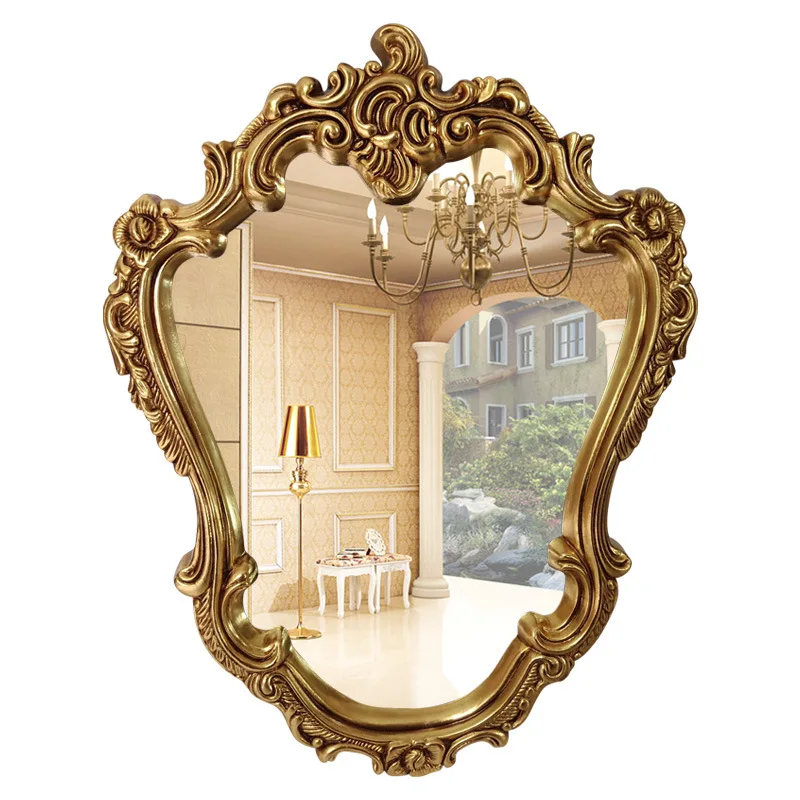 

European mirror, bathroom, mirror, bathroom, decoration