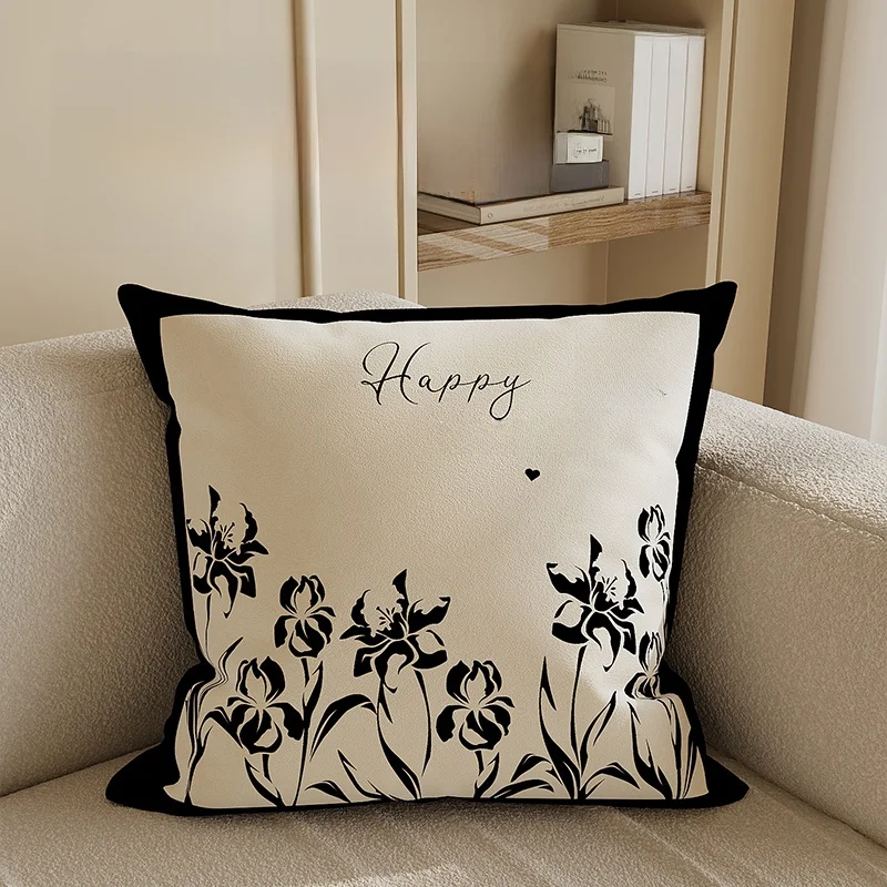 

Черная белая подушка Nordic Sle Диван Гостиная Окно Cuion Core В комплекте Современный простой домашний декоративный пи...