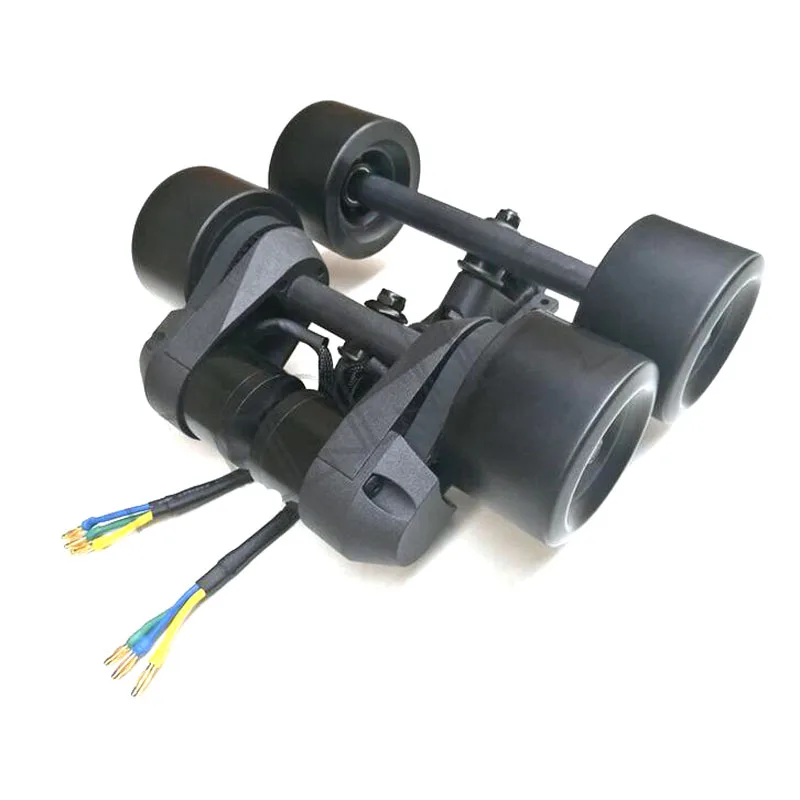 Electric Accessories Double Drive External Gear Belt Double Motor Skateboard Motor Power Group 83mm Electric Wheel