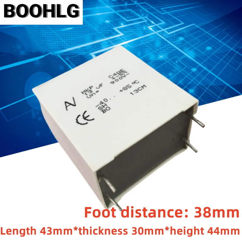 

2PCS AV MKP 13UF 900V frequency divider high voltage filtering capacitor