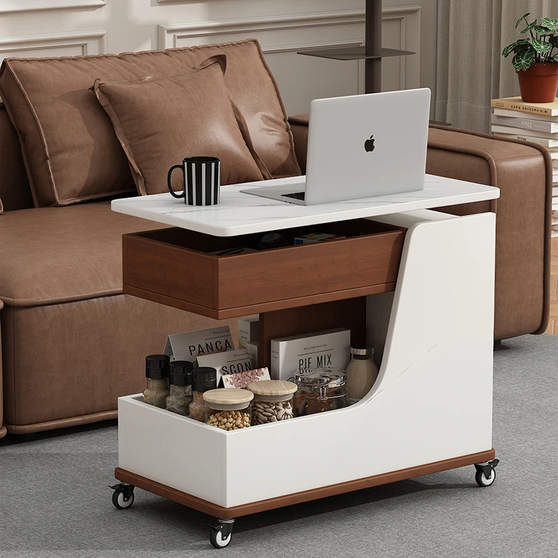 

Storage Industrial Coffee Table Minimalist Designer Adjustable Coffee Table Moving Standing Couchtisch Postmodern Furniture