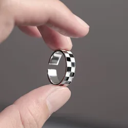 Buyee 925 Sterling Silver Sweet Open Ring Finger for Women Men Excellent Party Fine Jewelry Circle