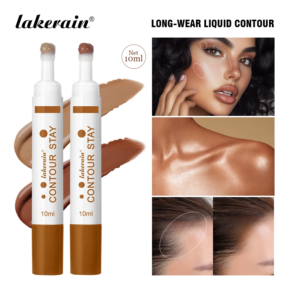 Face Contour Stick Long Lasting Makeup Silky-smooth Texture 3D Contour  Blush Stick Concealer Cream Makeup Tool Cosmetics