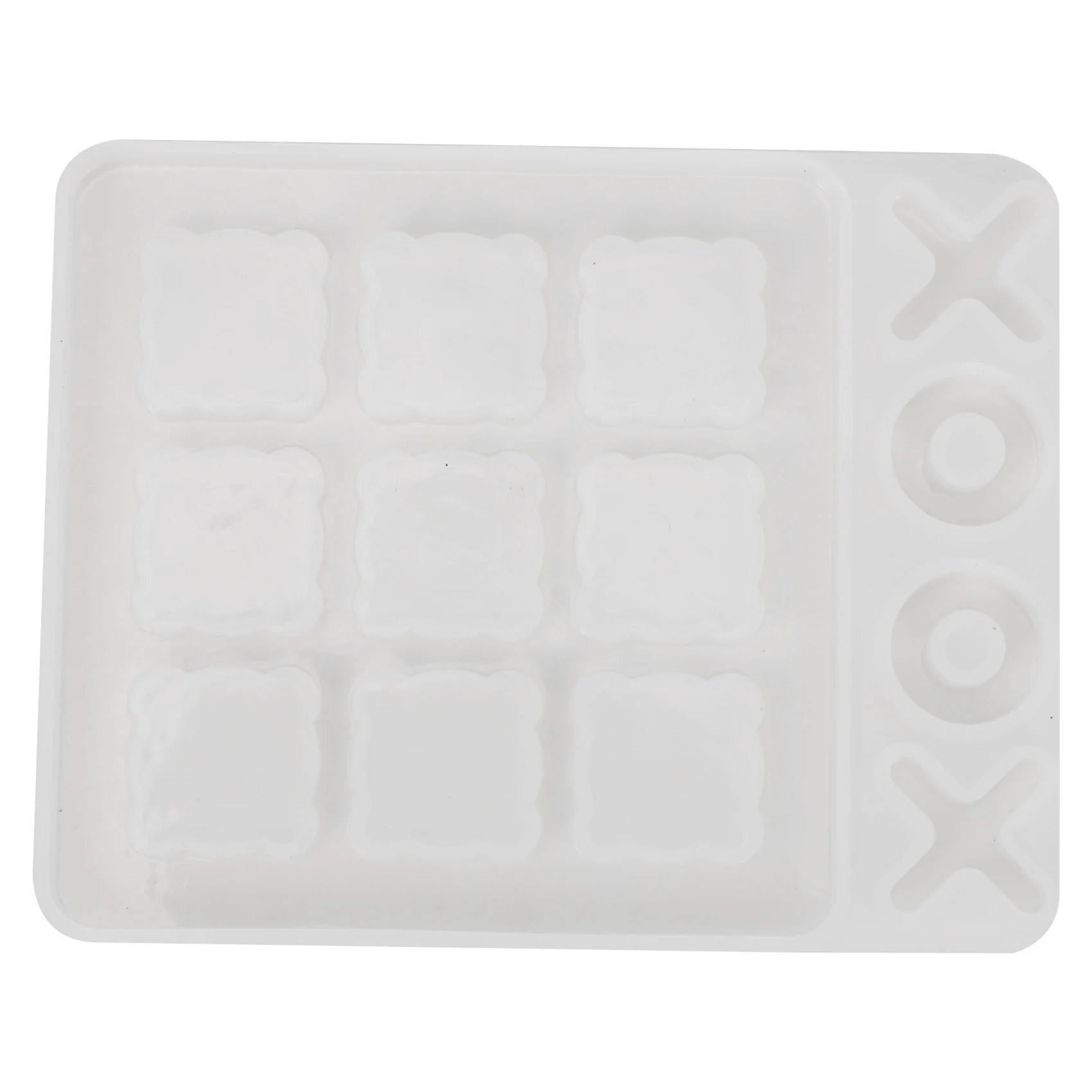 

Силиконовые формы для эпоксидной смолы ABIY Tic Tac Toe Game: шахматная доска XO, формы для творчества своими руками для детей и взрослых