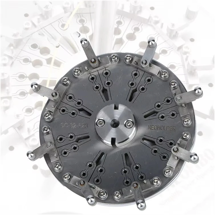 SC PC Ferrule Optic Polishing Jig Finger Push Fiber Holder Fiber Optic Central Pressure Polishing Fixture