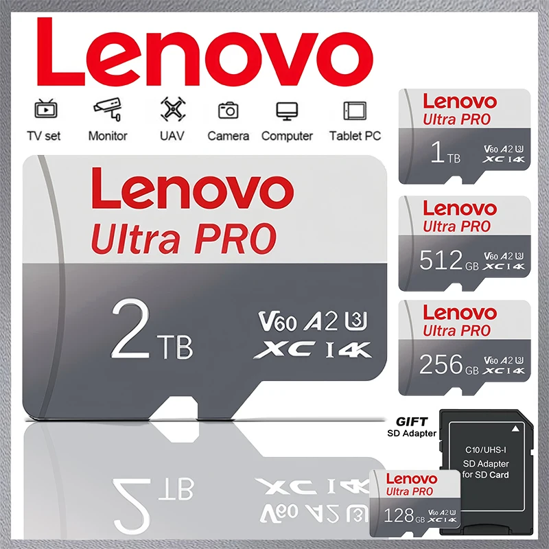 Len/ovo 2TB 1TB Capacity Micro SD Card 512GB 256GB Memory Card High Speed Cartao De Memoria 128GB for Nintendo Switch Phone PC