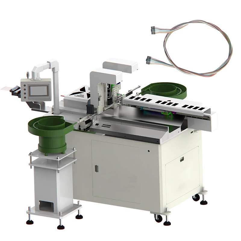 Factory outlet  Fully Automatic Double Ends Terminal Piercing Crimping Machine Servo Motor 1500W Power Supply