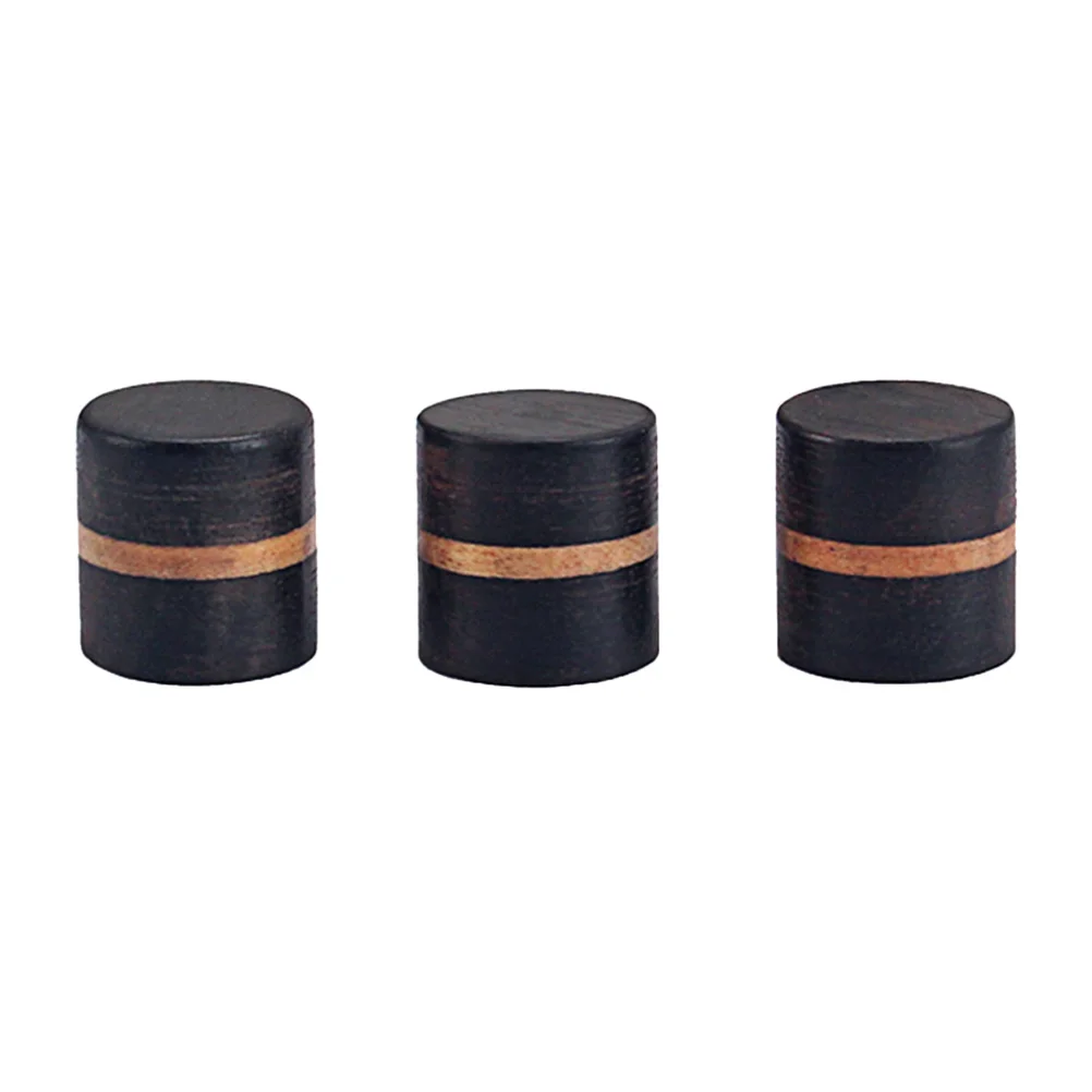 

3 Pcs Rose Wood Knob Amp Effect Pedal Control Amplifier Knobs Guitar for Redwood