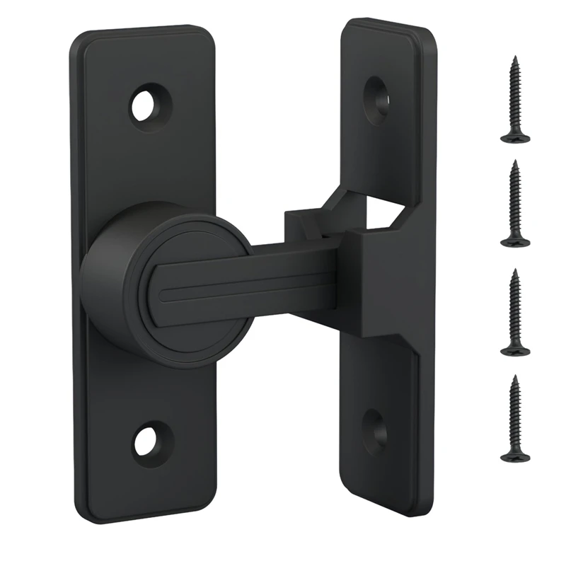 Latch For Door 90 Degree Heavy-Duty Security Latch Anti-Burglary Reinforcement Lock Sliding Wear-Resistant Home