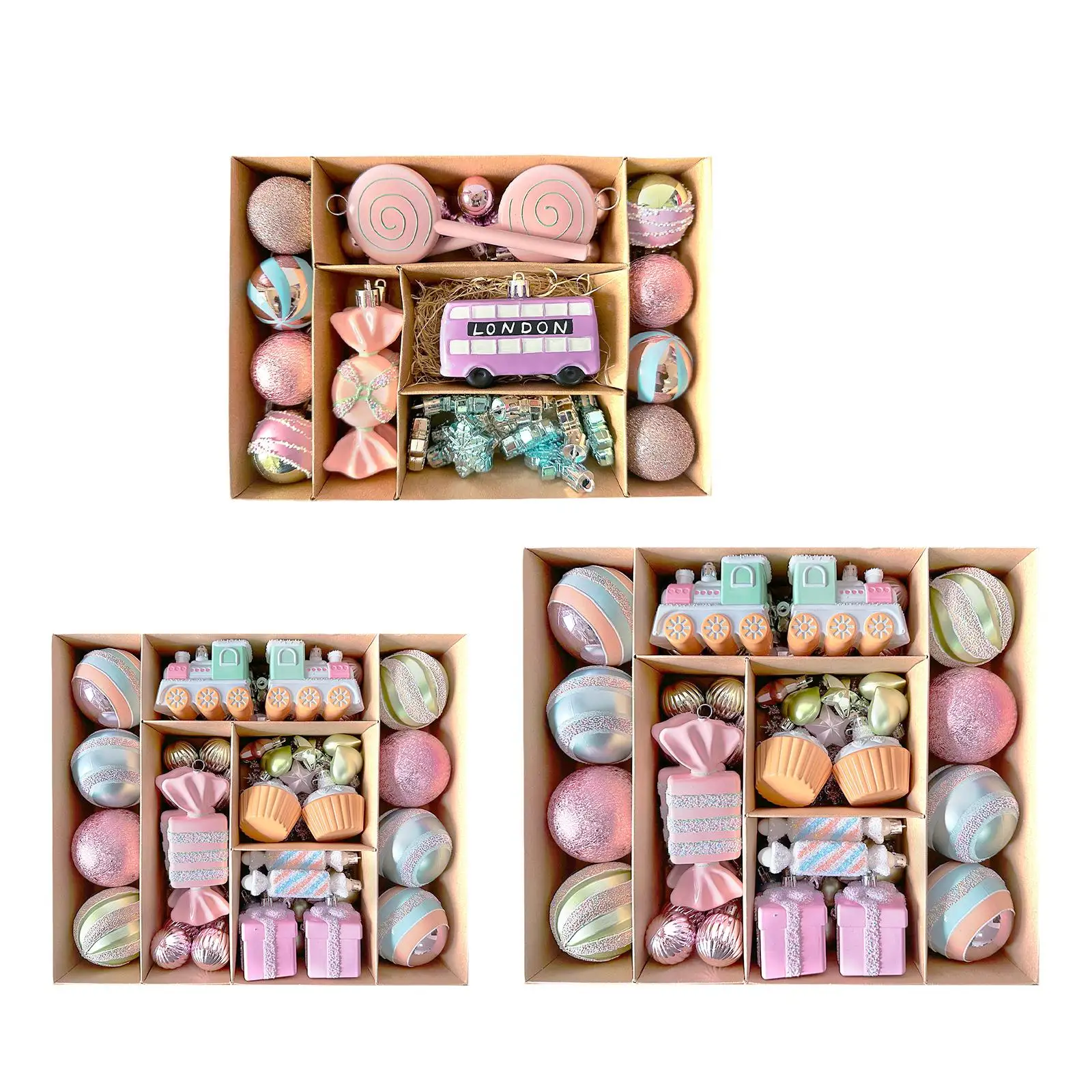 زينة عيد الميلاد المعلقة، زينة عيد الميلاد المختلفة للاحتفال