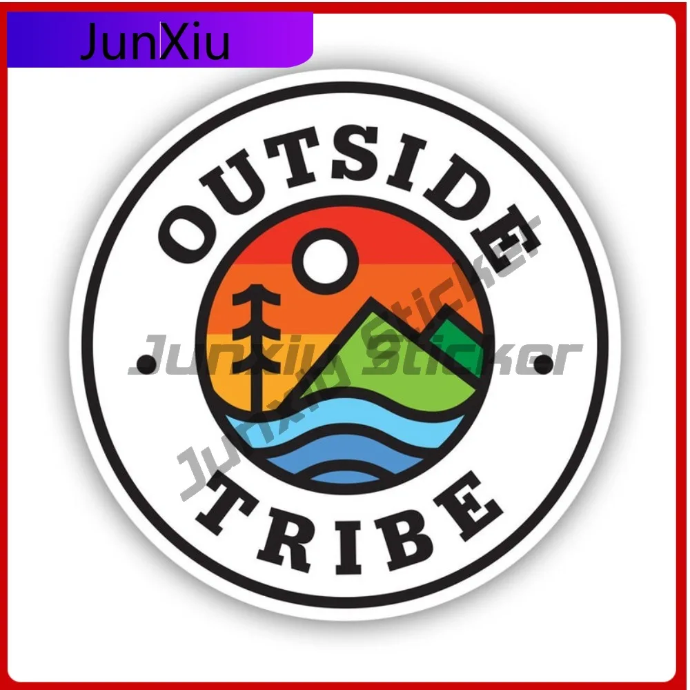 

Outside Tribe Sticker Weather Resistant Waterproof Anime Style For Motorcycle Car Window Laptop Easy To Remove Easy Apply Decal