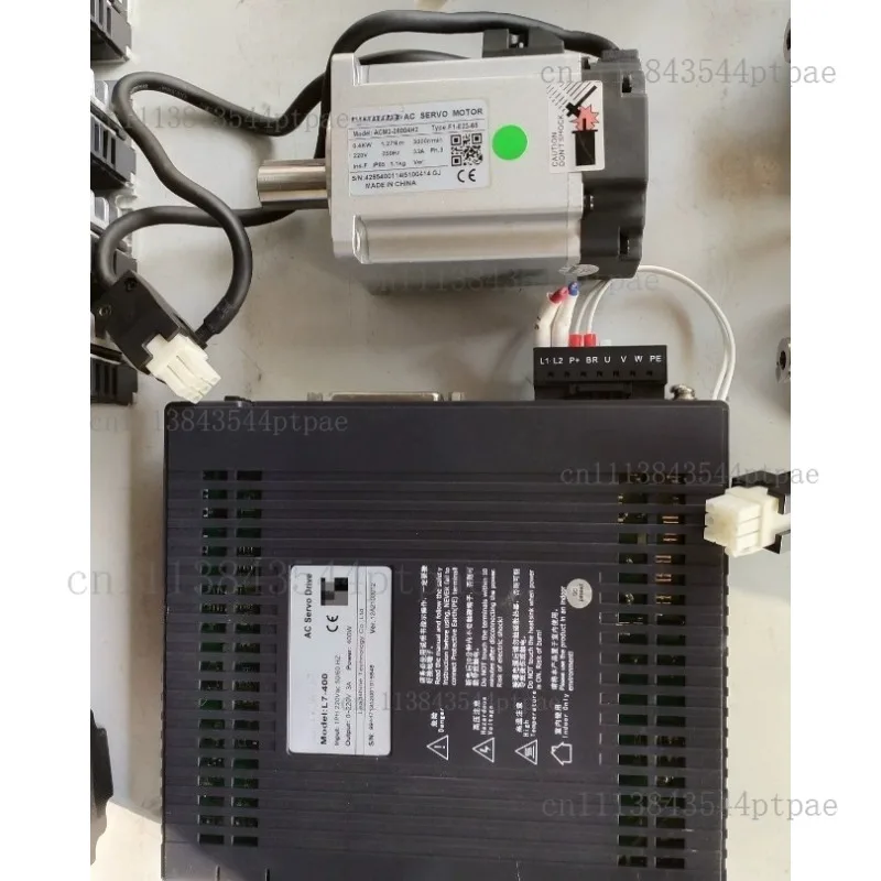 L7-400 Pulse 400w Servo Kit Acm2-06004h2-f1-e23-65 23-bit Absolute Value, No Brake, 6500 Rpm (actual Product Photos)