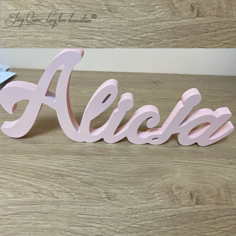 Baby name sign above the crib - Wooden name sign Custom Nursery Decor