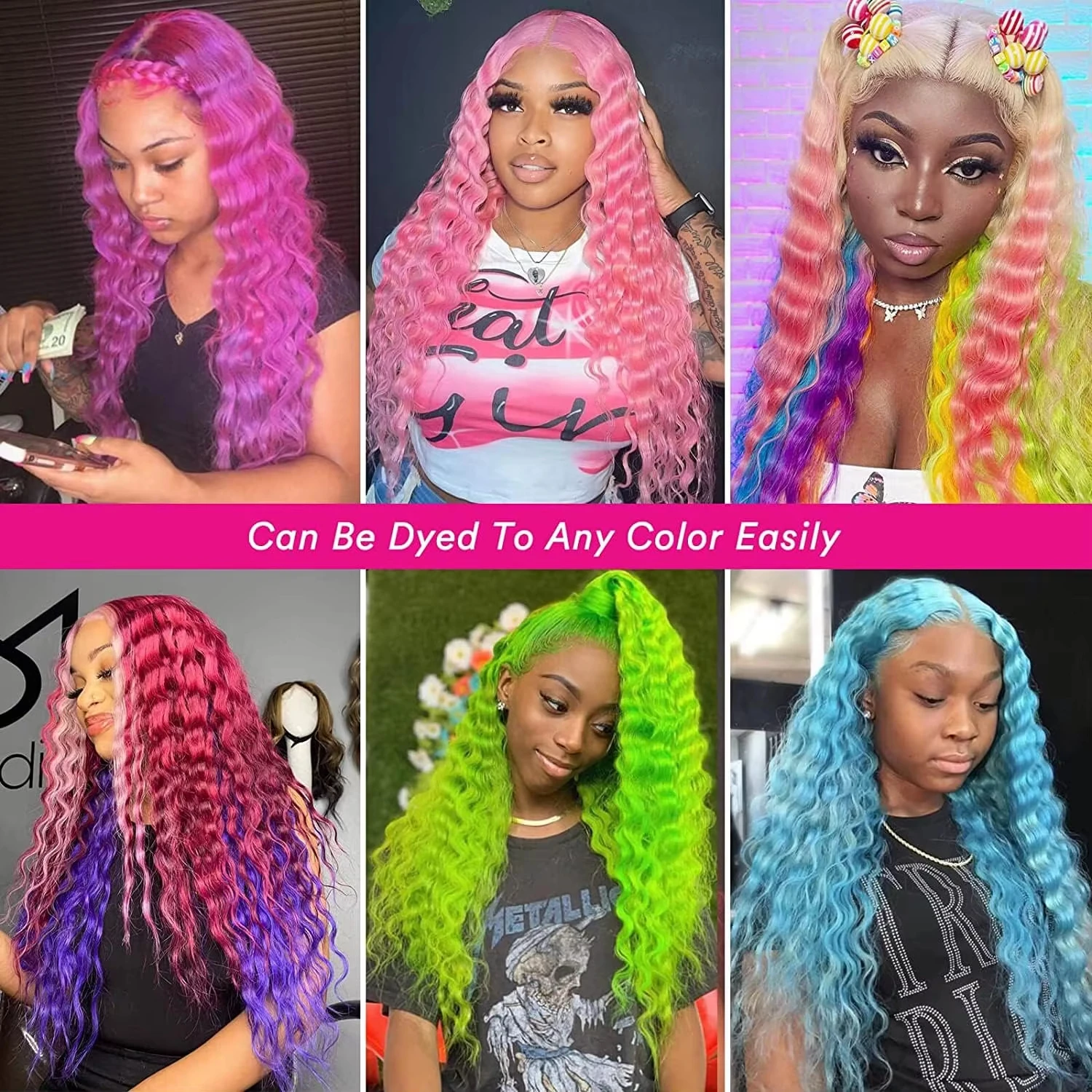 250 Densidad 613 Rubio 13x6 Pelucas de cabello humano con frente de encaje Onda profunda suelta 40 pulgadas 13x6 Peluca frontal de encaje rizado brasileño para mujeres