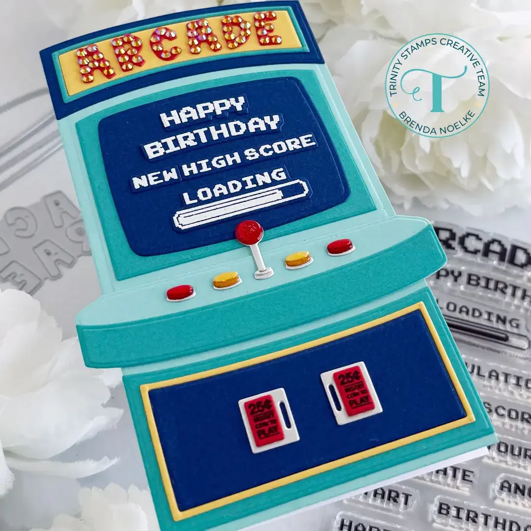 Arcade Machine Metal Cutting Dies for DIY Making Card Scrapbook Embossed Paper Album Craft Supplies Template Decoration