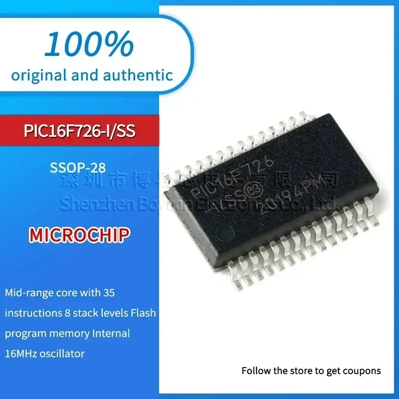 

PIC16F726-I/SS Black PC shell