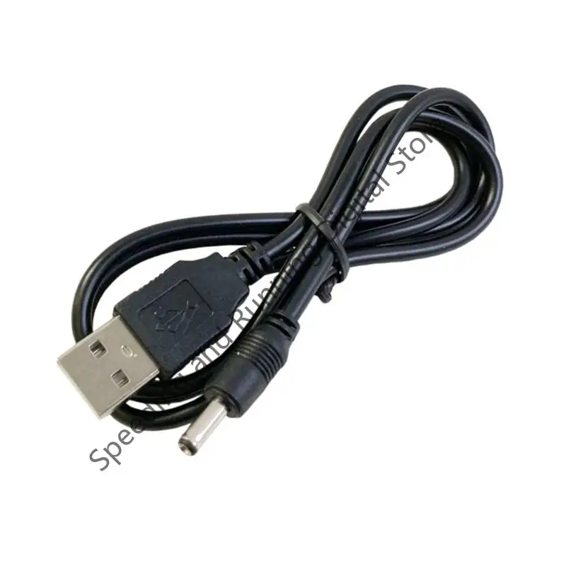 3pcs USB 2.0 A Male To 3.5x1.35mm 3.5mm Plug Barrel Jack 5V DC Power Supply Cord Adapter Charger Cable 3.5*1.35mm