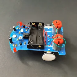 Intelligent Tracking Line Car DIY Electronic Kit Automatic Induction Patrol Smart Robot Car Kits Experiment Teaching Toy D2-5